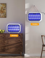 YISSVIC 20W Indoor Bug Zapper Electric Fruit Fly Traps for Indoors Mosquito Zapper Electric Fly Zapper Moth Gnat Insect Killer for Home Office Garage Kitchen Dining Living Room (White)