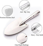 Trowel Garden Tool,2pcs Garden Shovel Hand Shovel for Gardening Garden Trowel Stainless Steel