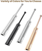 Supforce 2 PACK Valet Rod for Closet Pull Out, Retractable Slide Out Valet Rod Closet Organization, 12" Aluminum Valet Clothing Hanger Rods Perfect for Suits, Freshly Pressed Clothes, Polished Chrome