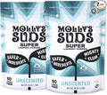 Molly's Suds Unscented Super Powder Detergent | Extra Strength Laundry Soap, Stain Fighting | Sensitive Skin | Simple, Effective Ingredients | 120 Loads Total (2 Pack)