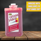 Zep Cherry Punch Industrial Hand Cleaner - 1 Gallon (Case of 4) 89024 - Heavy Duty Clean, Gentle Touch, Non-Abrasive, Waterless