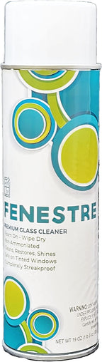 Fenestre Premium Foaming Glass Cleaner, 19 oz Aerosol (Case of 12)