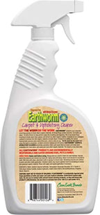 Earthworm Carpet & Upholstery Cleaner Spot & Stain Remover - Natural Enzymes, Safer for Family, Environmentally Responsible - 22 oz