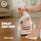 LVP Floor Cleaner. Streak-Free Luxury Vinyl Floor Cleaner. For Hardwood, Laminate, and Natural Wood Flooring. Pet Safe, Non-Toxic, Eco-Friendly.