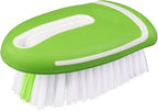 Carpet and Upholstery Cleaning Brush,Carpet Scrubber Stiff Bristle Detailing Scrub Brushes,Interior Leather Brush for Car and Home (Green)