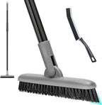 Grout Brush with Long Handle, 49'' Tile Cleaner Tool for Shower, Floors Scrubber for Bathroom Cleaning