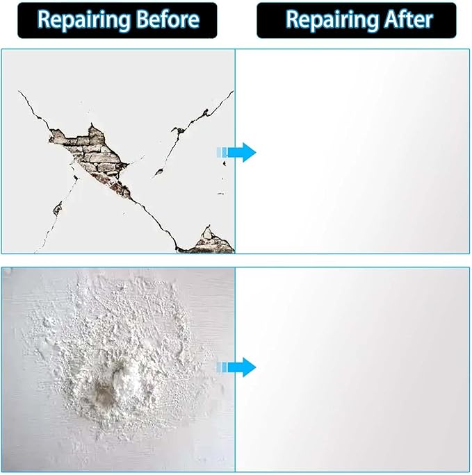3 Pieces 2 Inch Wall Patch Repair, Drywall Repair Patch Self Adhesive Drywall Patch and Fiberglass Repair Kit, Heavy Duty Dry Wall Hole Repair Patch for Drywall Plasterboard (2 x 2 Inch)