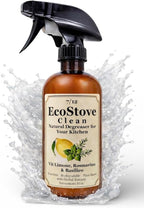 Herbal Scent Stove & Oven Cleaner – Spray, Wait & Wipe | Plant-Based Heavy-Duty Kitchen Degreaser Spray – Non-Toxic, Fume-Free Oven Cleaner | Safe for Glass Cooktops, Stainless Steel & Enamel (16 Oz)