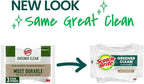 Scotch-Brite Greener Clean Non-Scratch Scrub Sponge, Sponge for Washing Dishes, Cleaning Kitchen, Superior Performance and Made with Sustainable Materials, Dishwasher Safe, 3 Scrub Sponges
