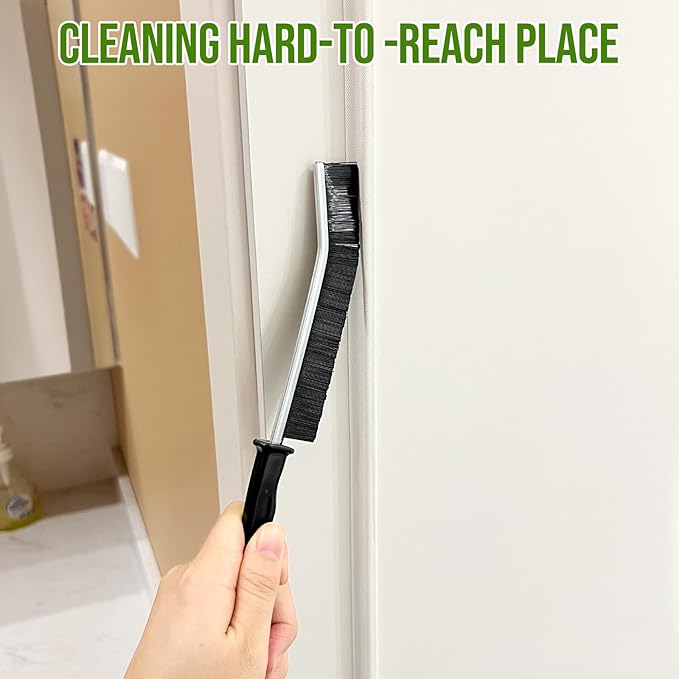 12Pcs Crevice Cleaning Brush Set,Hard Bristle Cleaning Supplies for Deep Cleaning Gap,Home Essentials,Bathroom Scrub Cleaner Brushes Tools for Household Use,Kitchen,Toilet,Window