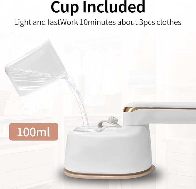 2024 New Steamer Iron For Clothes Travel Mini: Handheld Size Portable Clothing Small Garment Electric Steam Ironing Machine For Travel College Dorm Home Essentials