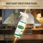 Kitchen Appliance Cleaner Spray, Multi-Purpose Cabinet Cleaner All in One, Kitchen Cabinet Cleaner for Stove Oven Range Hood Countertop, No Rinse No Scratch, 120ml/4oz (5PCS)