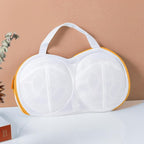 3Pcs Bra Wash Bags for Laundry Lingerie Underwear Brassiere Bag Set for Washing Machine With Zipper Women Delicates Yellow (D to H Cup)