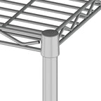HOMEFORT 6-Tier Wire Shelving, 6 Shelves Unit Metal Storage Rack, Durable Organizer, Perfect for Pantry Closet Kitchen Laundry Organization(Grey)