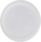 Restaurantware Plastic Food Container 100 Pack of 32 oz Clear Microwave-Safe Storage Container With Lid Leakproof Round Shape Disposable Freezer-Safe