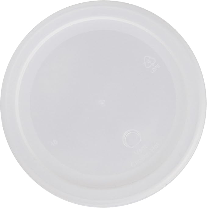 Restaurantware Plastic Food Container 100 Pack of 32 oz Clear Microwave-Safe Storage Container With Lid Leakproof Round Shape Disposable Freezer-Safe