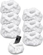 Steam Cleaner Accessories, Small Bonnets (Triangle) Compatible with Dupray Steam Cleaner, Reusable Steam Mop Pads Bonnets Compatible with McCulloch/awasky Steam Mop (Double-Layer) -6 PACK