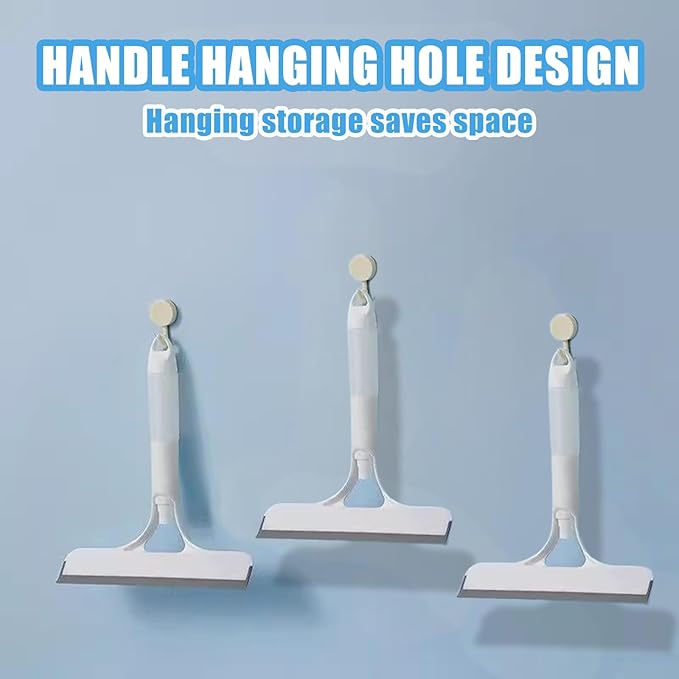 3 in 1 Window Cleaning Scraper,3 in 1 Spray Squeegee,2025 All-Purpose Window Squeegee with Sprayer for Windows,Mirrors,Car Glass,Kitchen,Home(White)