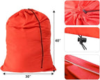 Extra Large Laundry Bag Travel Laundry Bags with Drawstring Closure, Large Dirty Clothes Bag 30"x40" Fit a Laundry Basket or Clothes Hamper for college, dorm and apartment dwellers 3 Pack Mixed Color