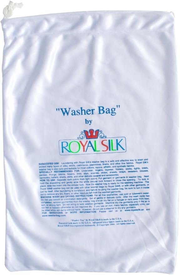 Large Laundry Bag for Silks and Fine Washables by ROYAL SILK®