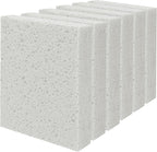 Cellulose Sponges, Large Size 4" x 6" x 1" - Heavy Duty Scrub Kitchen Sponge, Clean Tough Messes Without Scratching Kitchen Cleaning Pads, Pop Up Eco DIY (6 Pack), White