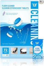 YGY Floor Cleaning Tablets,Compitable with Tineco Cleaning Solution|Clean Machine and Floor 2 in1-Getting Rid of Machine Odors|Cleaning Tablets are Easy and Safe to Use，72 pack