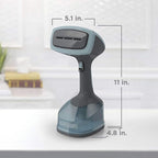 BLACK+DECKER Advanced Handheld Steamer for Clothes, Fast Wrinkle Removal, Auto Shut-Off, Attachments for Delicate Fabrics, Lint Removal, and Steaming Curtains, Upholstry (HGS200)