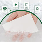 AIDEA Laundry Detergent Sheets, Fresh Scent-(100 Loads) 50 Sheets, Laundry Sheet Detergent, No Plastic Jug, Lightweight & Easy To Use For Travel, Apartments, Dorms