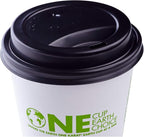 Karat 10-24 oz. Coffee Cup Sipper Dome Lid - Black (90mm) - 1,000 ct