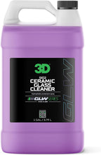 3D SiO2 Ceramic Glass Cleaner 1 Gallon – Hydrophobic Car Glass Cleaner with Rain Repellency – Optical-Grade Clarity, Streak-Free Shine & Ceramic Protection – Auto Detailing Spray – Made in USA