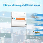 Mamibot W120-DP Window Cleaning Robot for High-Rise Glass - 3200Pa Strong Suction, Multiple Cleaning Modes,4 Water Spray Nozzles,Edge Detection Technology,App&Remote Control(Grey)