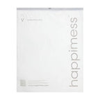 happimess HPM3000V-WHITE 30 Gallon Drawstring Unscented Trash Can Liner for Business Home Kitchen Commercial and Industrial White (100-Count, 4-Rolls of 25 Liners)