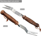 Gardening Tools-Gardening Handle Tools Flower Spade Digging Loosening Tools Hand Rake Weed Puller Garden Tools Make Ideal Gifts for Gardening Enthusiast(Weeder2)