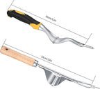 2 Pcs Hand Weeder Puller Tool, Manual Weed Puller Tool Kit, Garden Manual Weeder Removal Tools with V-Shaped Forks, for Garden Yard Lawn Farm Weed Roots Digging Removal Hand Tool