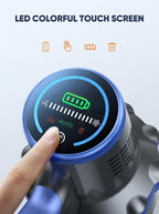 Cordless Vacuum Cleaner, 45KPA 550W Vacuum Cleaners for Home, Stick Vacuum with Color Touch Display, Intelligent Auto Mode, Up to 60Mins, Handheld Vacuum Cleaners for Hardwood Floor Carpet Pet Hair