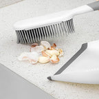 2 Pcs Multi-use Broom and Dustpan Set with Hard Bristles, Mini Cleaning Tools for Home and Kitchen Dust Removal, Practical Handheld Sweeping Accessories
