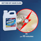 Professor Amos' Superfast Drain Cleaner Dissolve Hair, Grease, Food & Build Up Fast, 4-6 Applications Per Bottle