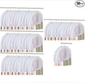 50pcs Clothes Protectors For Hanging Clothes，Suit Covers For Closet，Dust Covers For Hanging Clothes，Garment Covers For Hanging Clothes，Hanger Covers To Keep Dust Off Clothes，24''W X 12"H X 2''D