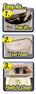 Hurriclean - HC-MO48 Deluxe 3-Pack New and Improved Automatic Toilet Tank Cleaner No Scrubbing