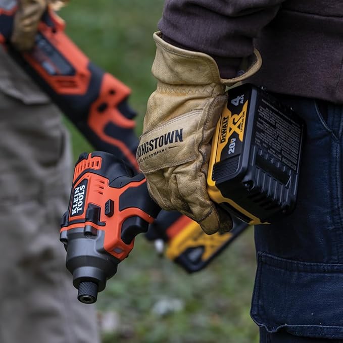 Klein Tools BAT20CD 20V Battery-Operated 1/4-Inch Impact Driver, Compact Design for Excellent Control in Tight Spaces (Tool Only)