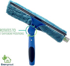 EVERSPROUT Swivel Squeegee & Microfiber Glass Window Scrubber, Light-Weight Window Cleaning Kit Without Extension Pole