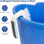 CELOX Carpet Cleaning Brush, Heavy Duty Scrub Brush with Handle, 2 Pack, White