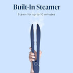 Nori Press Travel Steam Iron - Handheld Iron With Optional Steam Feature - No Ironing Board Required - Easy to Use w/ 6 Fabric Settings - Removes Wrinkles - User Manual Included - Navy