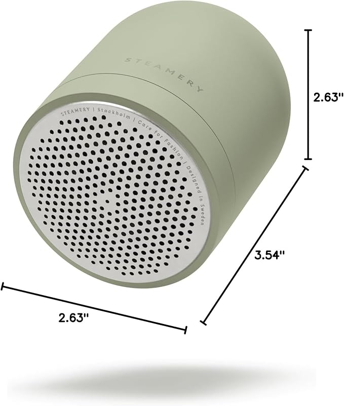 Steamery Fabric Shaver Pilo 2, Removes Lint and Pilling from Clothes and Textiles, Rechargeable Lint Remover with USB, Green