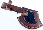 Damascus Steel Blade Axe Hatchet Tomahawk Hunting Knife Camping Hiking SM46