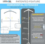 Deluxe | Adjustable Standing Garment Steaming Rack with Hanger | Fast, Foldable, Portable Clothes Steam Ironing Solution for Travel & Home