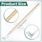 Lothee Garden Long Handle Crack Weeder 54 Inch Stainless Steel Crevice Weeding Tool L Shaped Weed Puller Tool Weed Remover Tool Long Handled Manual Weeders for Lawn Yard Patio Gardening Grass Cutter