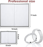 PINGMIC 6 Jewelry Cleaning Cloth, Professional Silver Polishing Cloth for Jewelry Sterling Silver Gold Platinum Copper Diamond, Multi-Layer polishing Cloths (11'' x 14'' * 2 Pcs, 4'' x 8'' *4 Pcs)
