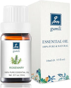 Rosemary Essential Oil - Pure Organic Rosemary Oil for Hair Growth, Skin, Massage, DIY Candles & Soap - 10mL
