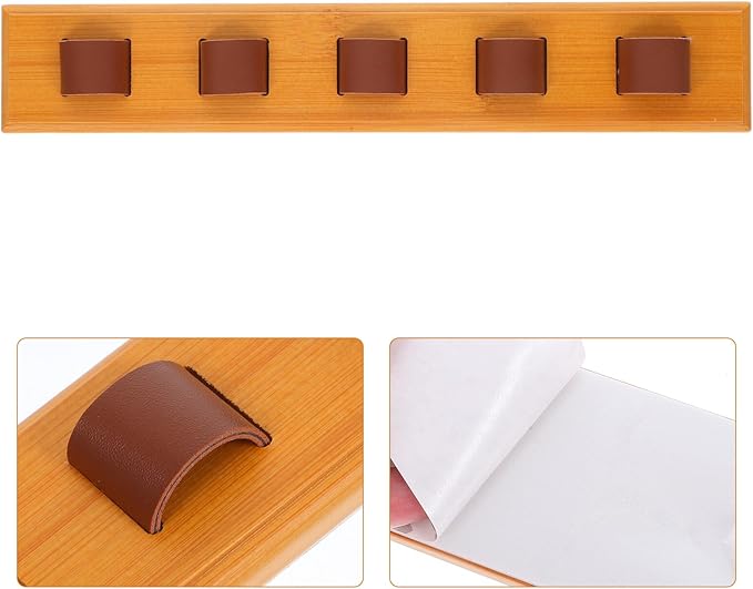FAVOMOTO Wooden Wall-Mounted Sunglasses Holder Eyewear Storage Rack with Multiple Slots Modern Glasses Display Organizer for Entryway Bedroom Office